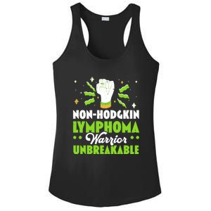 Nongifthodgkin Lymphoma Warrior Unbreakable Cancer Fighter Cute Gift Ladies PosiCharge Competitor Racerback Tank