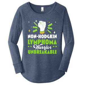 Nongifthodgkin Lymphoma Warrior Unbreakable Cancer Fighter Cute Gift Women's Perfect Tri Tunic Long Sleeve Shirt