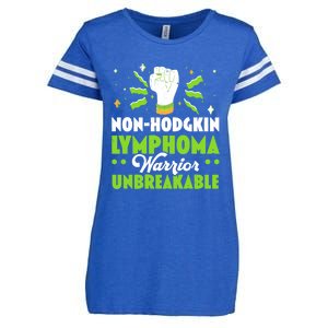 Nongifthodgkin Lymphoma Warrior Unbreakable Cancer Fighter Cute Gift Enza Ladies Jersey Football T-Shirt