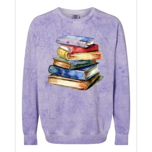 National Library Week Book Reading Library Day Librarian Gift Colorblast Crewneck Sweatshirt