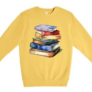 National Library Week Book Reading Library Day Librarian Gift Premium Crewneck Sweatshirt