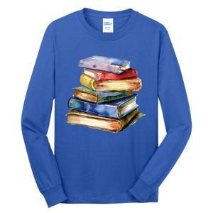 National Library Week Book Reading Library Day Librarian Gift Tall Long Sleeve T-Shirt