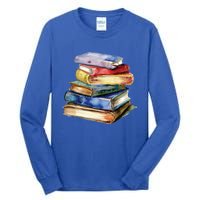 National Library Week Book Reading Library Day Librarian Gift Tall Long Sleeve T-Shirt