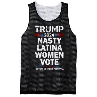 Nasty Latina Women Vote Trump 2024 Presidential 47 Pro Trump Mesh Reversible Basketball Jersey Tank