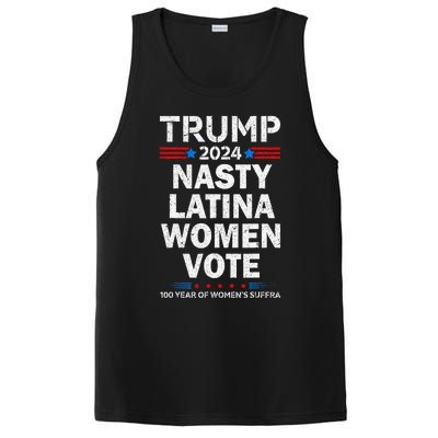 Nasty Latina Women Vote Trump 2024 Presidential 47 Pro Trump PosiCharge Competitor Tank