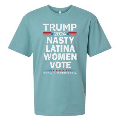 Nasty Latina Women Vote Trump 2024 Presidential 47 Pro Trump Sueded Cloud Jersey T-Shirt