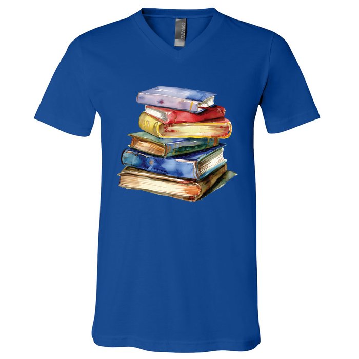 National Library Week Book Reading Library Day Librarian Gift V-Neck T-Shirt