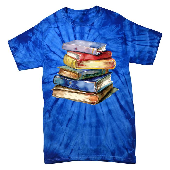 National Library Week Book Reading Library Day Librarian Gift Tie-Dye T-Shirt