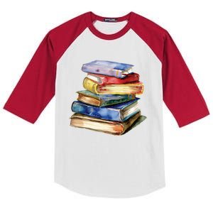 National Library Week Book Reading Library Day Librarian Gift Kids Colorblock Raglan Jersey