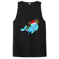 Narwhal Lover Xmas Lighting Santa Narwhal Christmas PosiCharge Competitor Tank