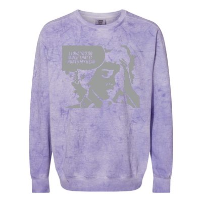 New Love You So Much Colorblast Crewneck Sweatshirt