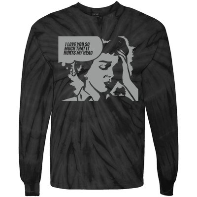 New Love You So Much Tie-Dye Long Sleeve Shirt