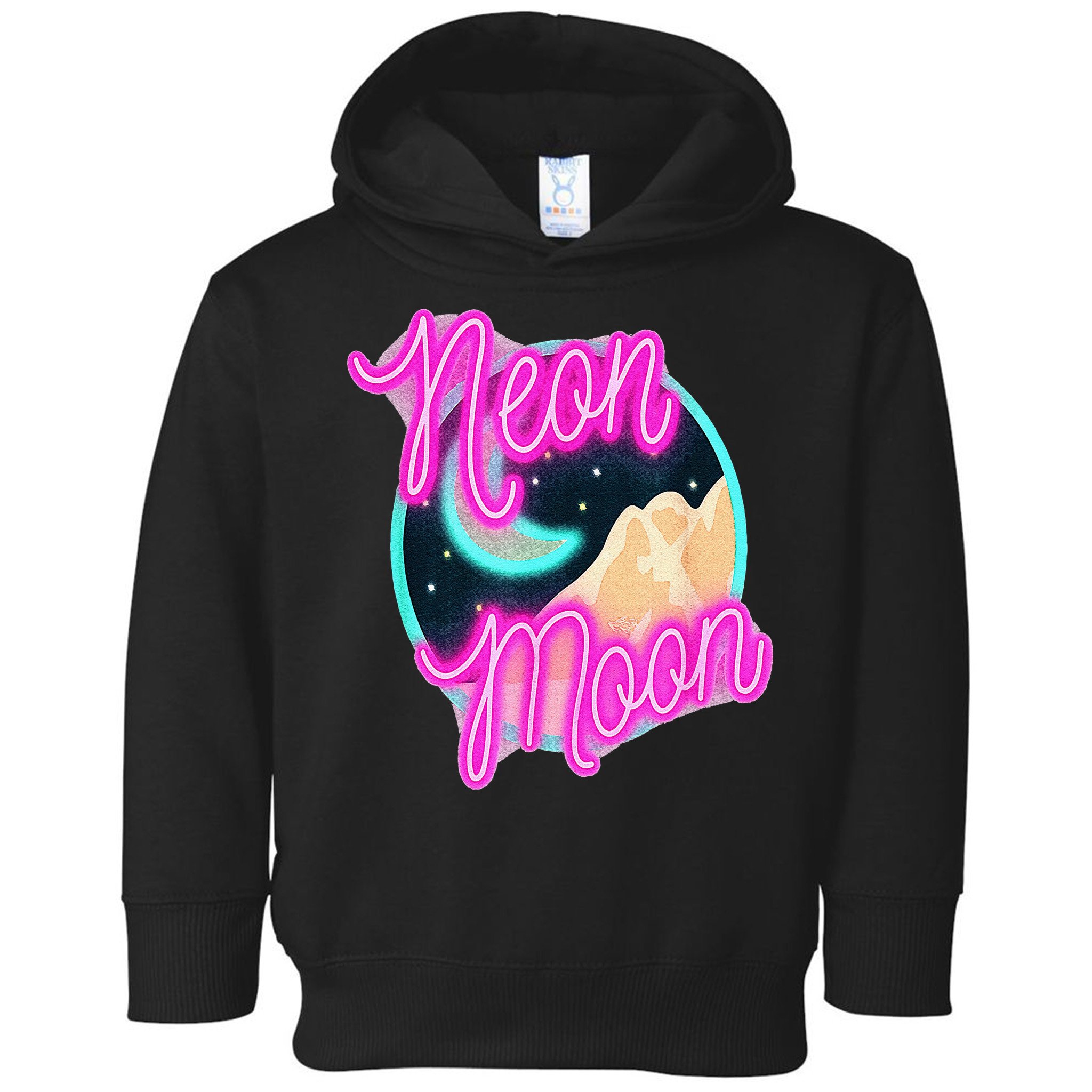 Neon Moon 90s Country Music Toddler Hoodie