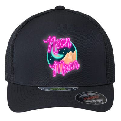 Neon Moon 90s Country Music Flexfit Unipanel Trucker Cap