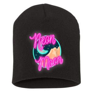 Neon Moon 90s Country Music Short Acrylic Beanie