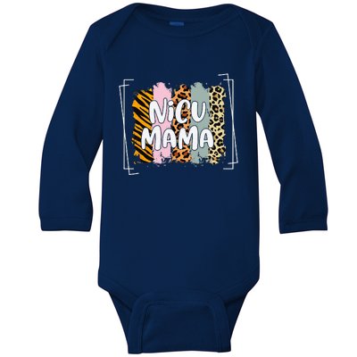 Nicu Mama Awareness Month Preemie Baby Mom Life Mothers Day Baby Long Sleeve Bodysuit