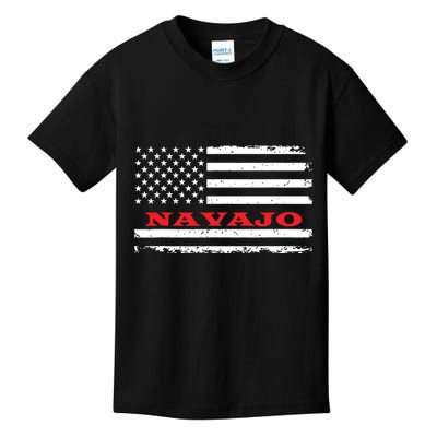 New Mexico American Flag Navajo Usa Patriotic Souvenir Kids T-Shirt