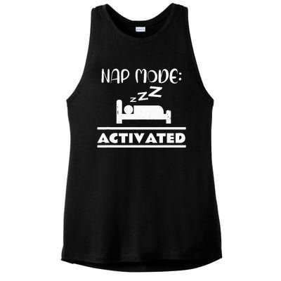 Nap Mode Activated Ladies PosiCharge Tri-Blend Wicking Tank