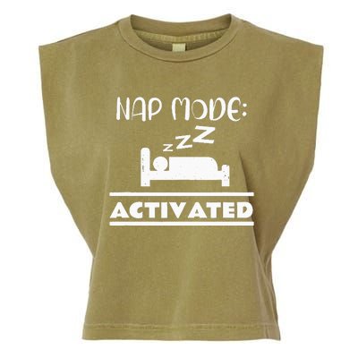 Nap Mode Activated Garment-Dyed Women's Muscle Tee