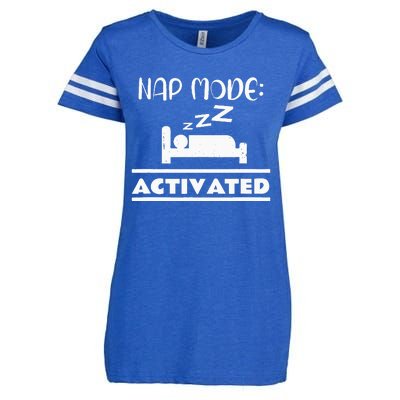 Nap Mode Activated Enza Ladies Jersey Football T-Shirt