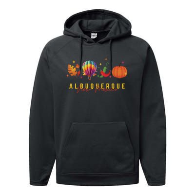 New Mexico Albuquerque Balloon Hot Air Balloon Festival Performance Fleece Hoodie