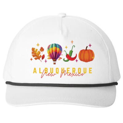 New Mexico Albuquerque Balloon Hot Air Balloon Festival Snapback Five-Panel Rope Hat