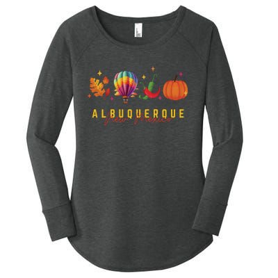 New Mexico Albuquerque Balloon Hot Air Balloon Festival Women's Perfect Tri Tunic Long Sleeve Shirt