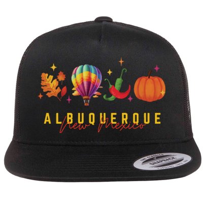 New Mexico Albuquerque Balloon Hot Air Balloon Festival Flat Bill Trucker Hat