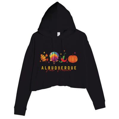 New Mexico Albuquerque Balloon Hot Air Balloon Festival Crop Fleece Hoodie