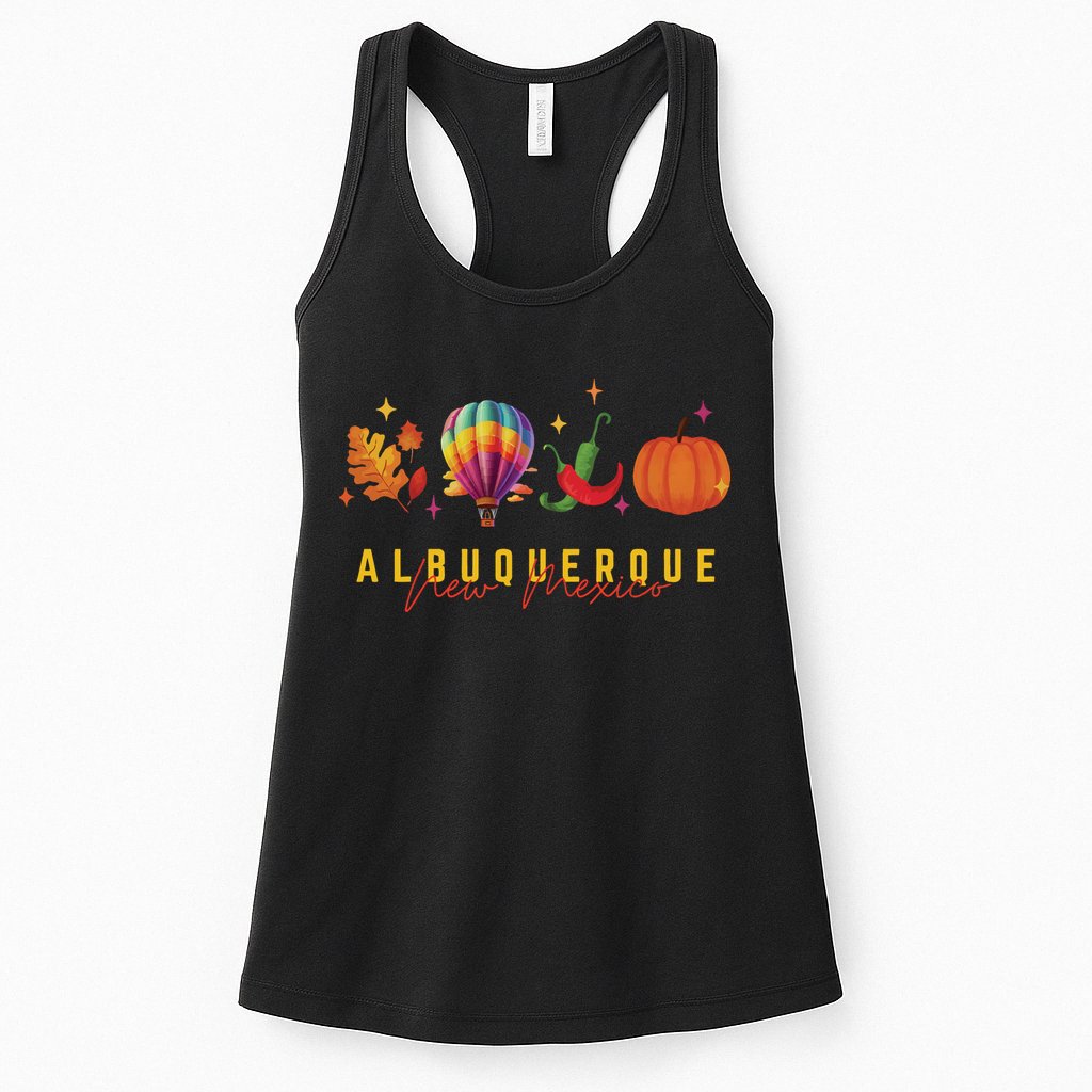 New Mexico Albuquerque Balloon Hot Air Balloon Festival Womens Tank Top