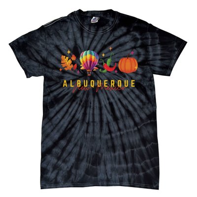 New Mexico Albuquerque Balloon Hot Air Balloon Festival Tie-Dye T-Shirt