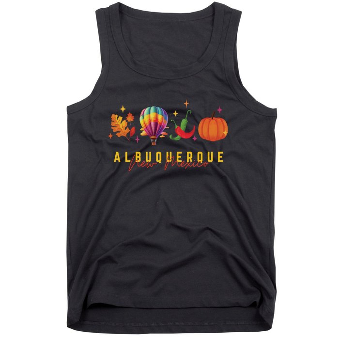 New Mexico Albuquerque Balloon Hot Air Balloon Festival Tank Top