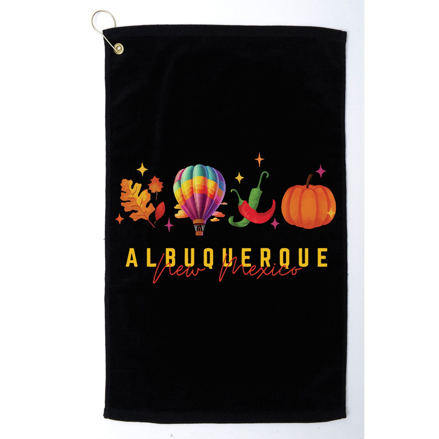 New Mexico Albuquerque Balloon Hot Air Balloon Festival Golf Towel