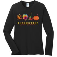 New Mexico Albuquerque Balloon Hot Air Balloon Festival Ladies Long Sleeve Shirt