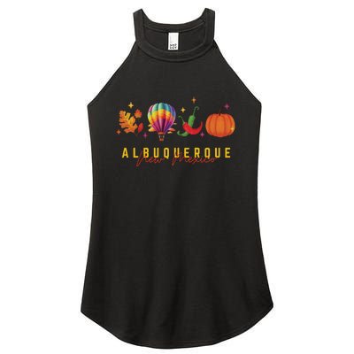 New Mexico Albuquerque Balloon Hot Air Balloon Festival Women's Perfect Tri Rocker Tank