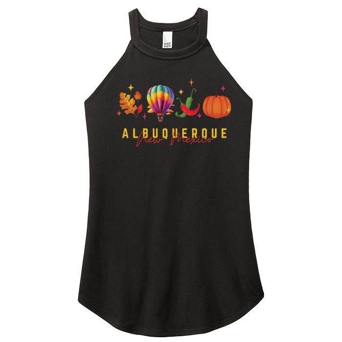 New Mexico Albuquerque Balloon Hot Air Balloon Festival Women's Perfect Tri Rocker Tank