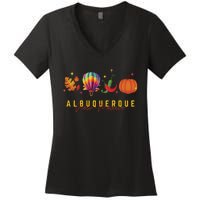 New Mexico Albuquerque Balloon Hot Air Balloon Festival Women's V-Neck T-Shirt