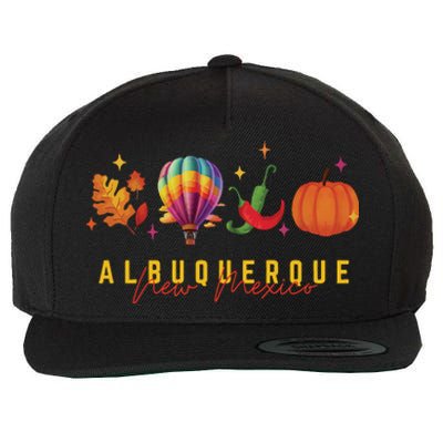 New Mexico Albuquerque Balloon Hot Air Balloon Festival Wool Snapback Cap