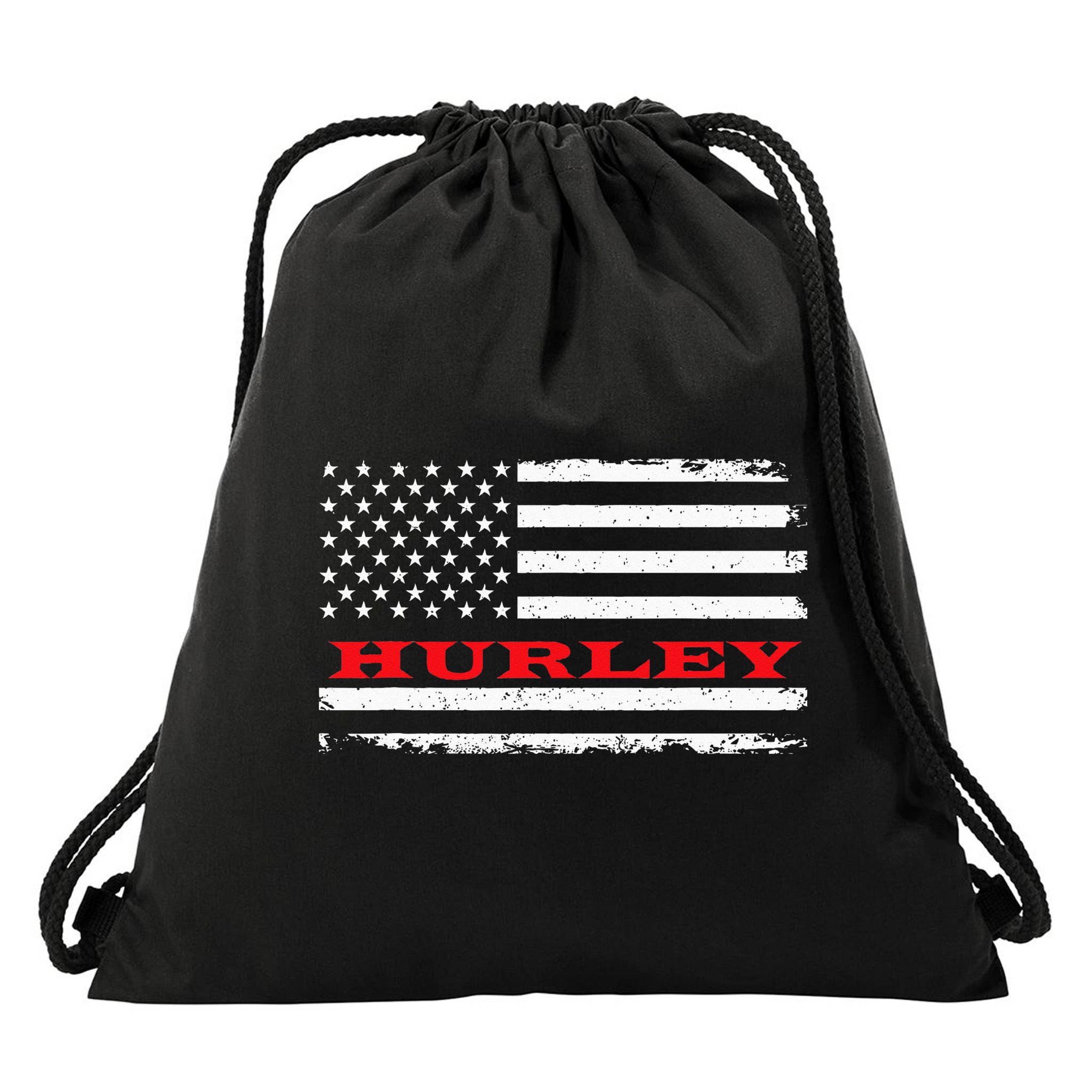 New Mexico American Flag Hurley USA Patriotic Souvenir Drawstring Bag