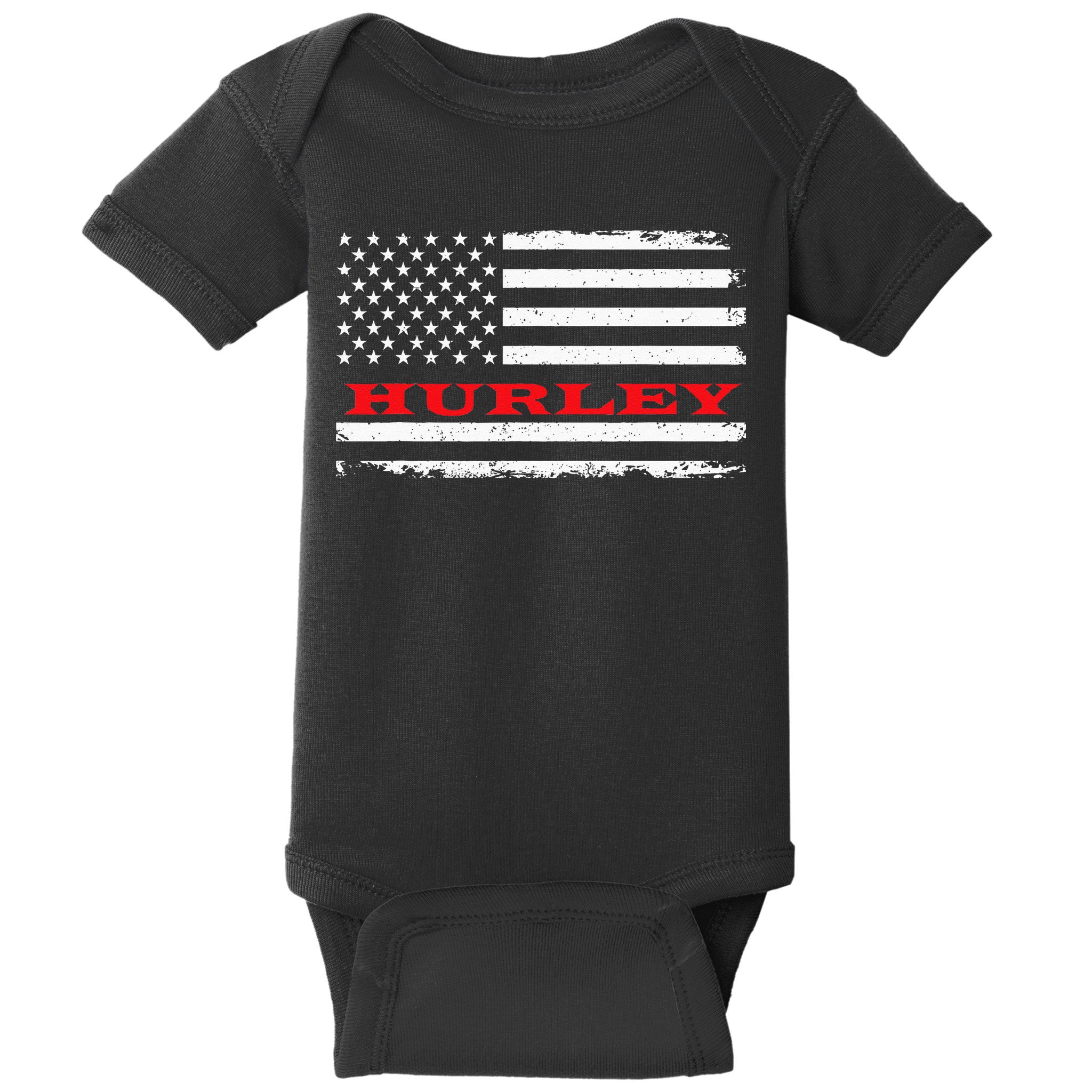 New Mexico American Flag Hurley USA Patriotic Souvenir Baby Bodysuit