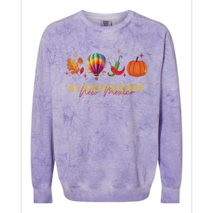 New Mexico Albuquerque Balloon Colorblast Crewneck Sweatshirt