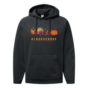 New Mexico Albuquerque Balloon Performance Fleece Hoodie