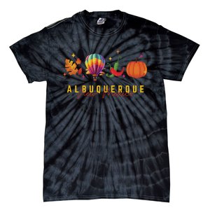 New Mexico Albuquerque Balloon Tie-Dye T-Shirt