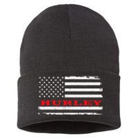 New Mexico American Flag Hurley USA Patriotic Souvenir Sustainable Knit Beanie