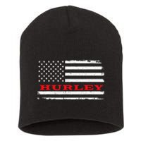 New Mexico American Flag Hurley USA Patriotic Souvenir Short Acrylic Beanie