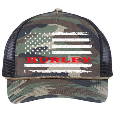 New Mexico American Flag Hurley USA Patriotic Souvenir Retro Rope Trucker Hat Cap