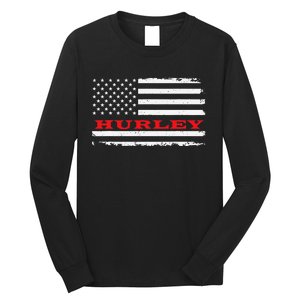 New Mexico American Flag Hurley USA Patriotic Souvenir Long Sleeve Shirt