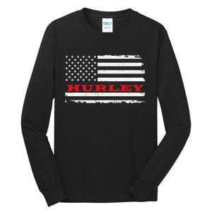 New Mexico American Flag Hurley USA Patriotic Souvenir Tall Long Sleeve T-Shirt