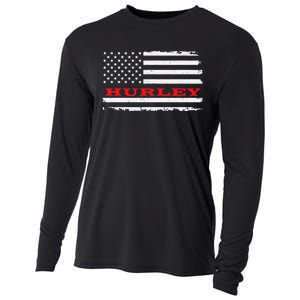 New Mexico American Flag Hurley USA Patriotic Souvenir Cooling Performance Long Sleeve Crew