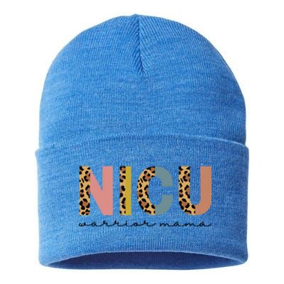 Nicu Mom Appreciation Micro Preemie Nicu Warrior Mama Great Gift Sustainable Knit Beanie